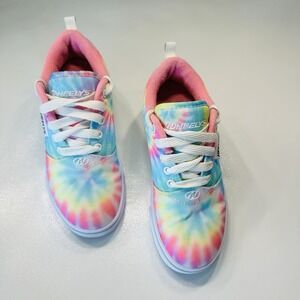 Heely Skate Shoes Pro 20  Youth 3 Ivory Ella Tie Dye Elephant